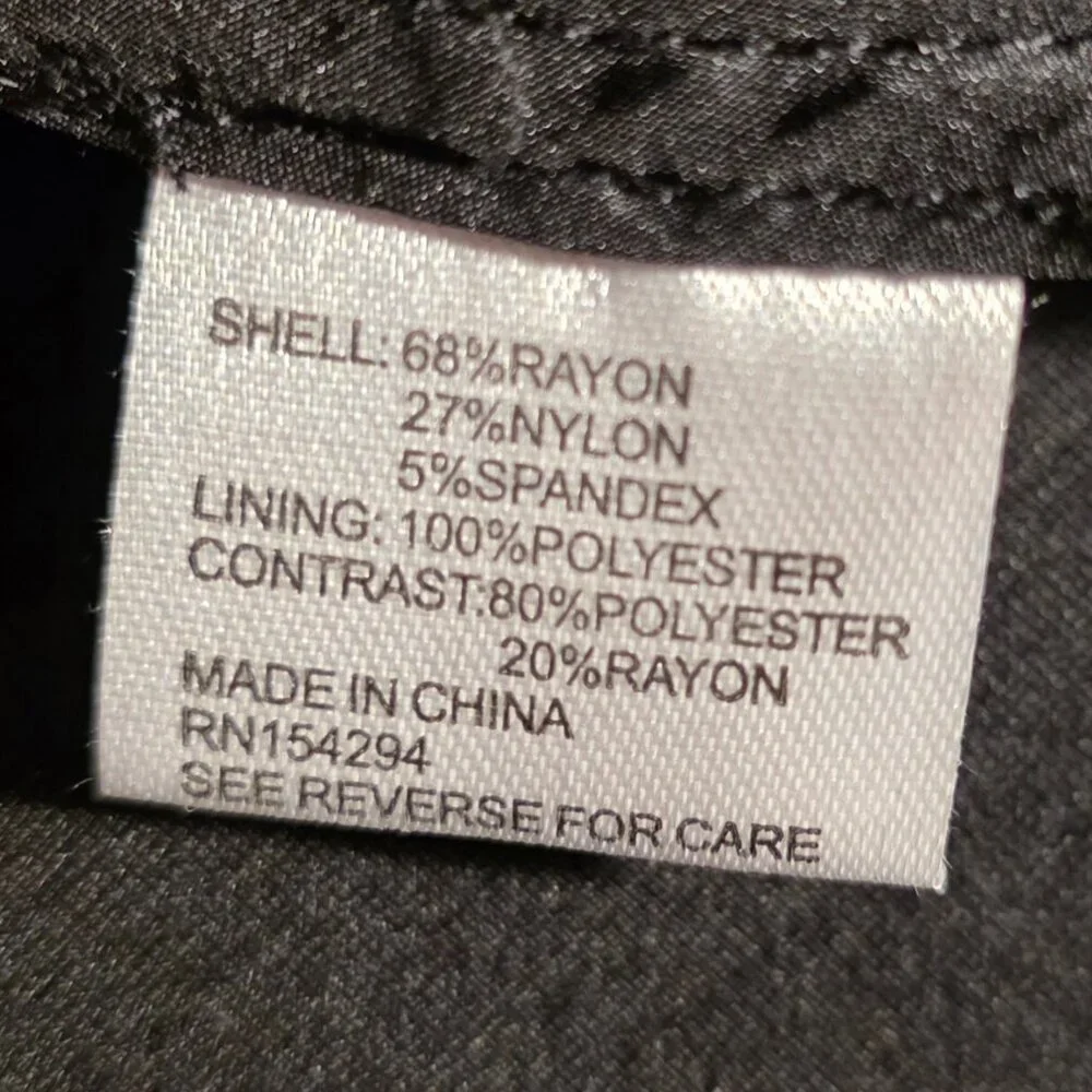 NWOT EVEREVE (MED) Jones St. Varsity Stripe Black Blazer - Picture 12 of 12